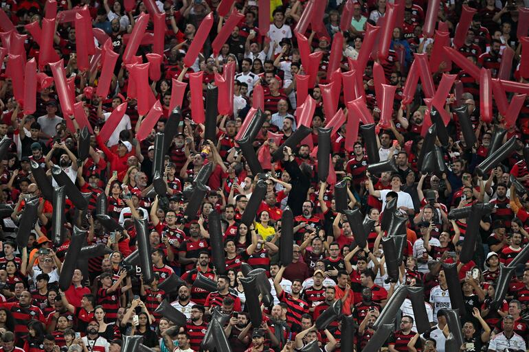 Cientos de hinchas del Flamengo presenciarán el partido entre su club y Olimpia por Copa Libertadores.