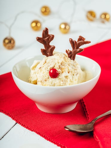 Helados de Navidad.