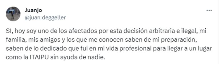 Varios de los afectados por las 187 desvinculaciones de Itaipú expresaron su disconformidad y exigen una investigación exhaustiva de cada caso.