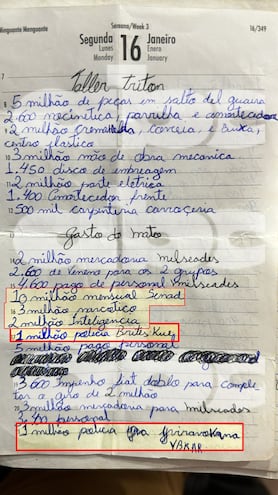 Tras enfrentamiento, hallan “narcoagenda” con presuntas coimas a la Senad y la Policía