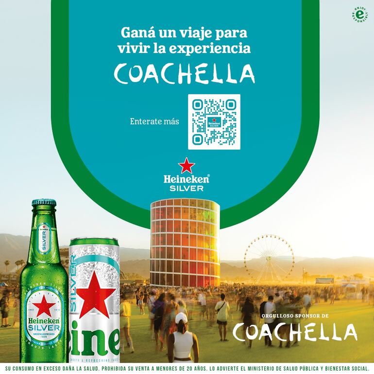 Heineken Silver tiene una increíble promo para poder ir al festival Coachella, en California.