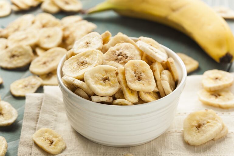 Chips de banana.