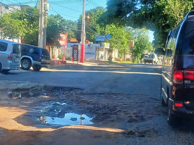 En estas condiciones se encuentra la calle Pratt Gill, en el límite entre las ciudades de Ñemby y San Lorenzo.