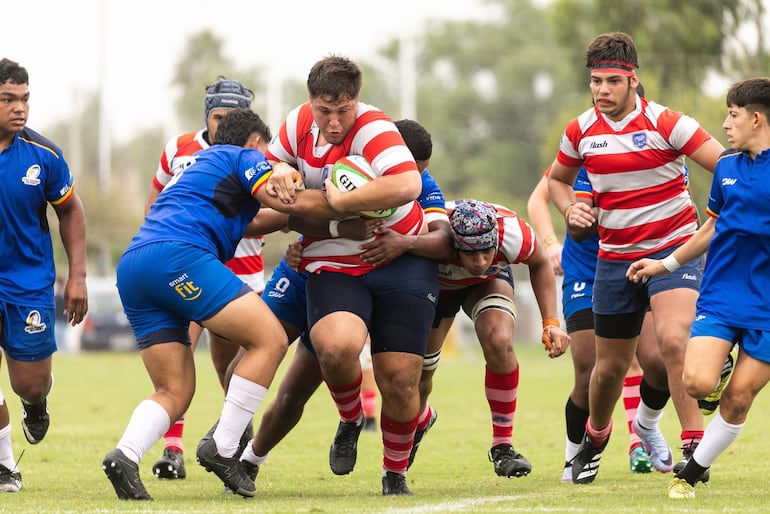 Gran inicio de los Yacare’i en el Sudamericano M18 de rugby.