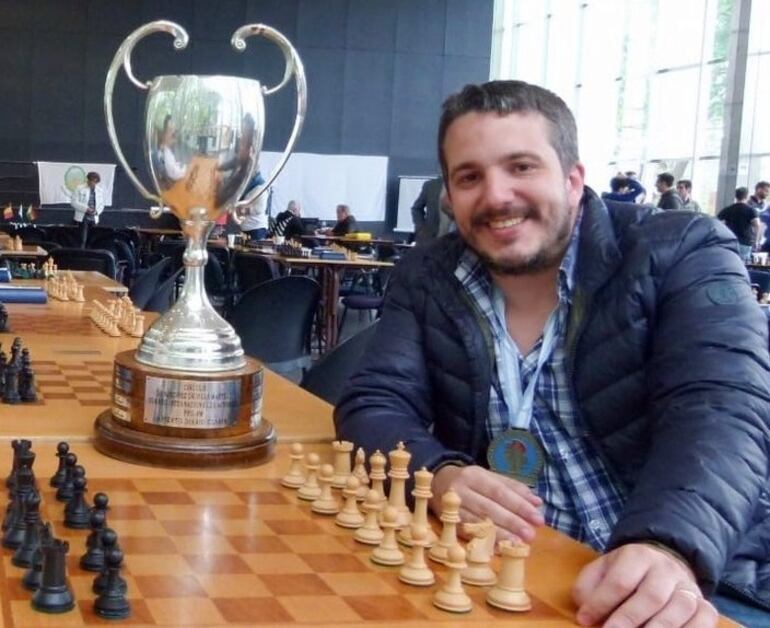 Axel Bachmann, vencedor del 7º Abierto de Caiboá (Foto Torneioxadrezcaioba2023).