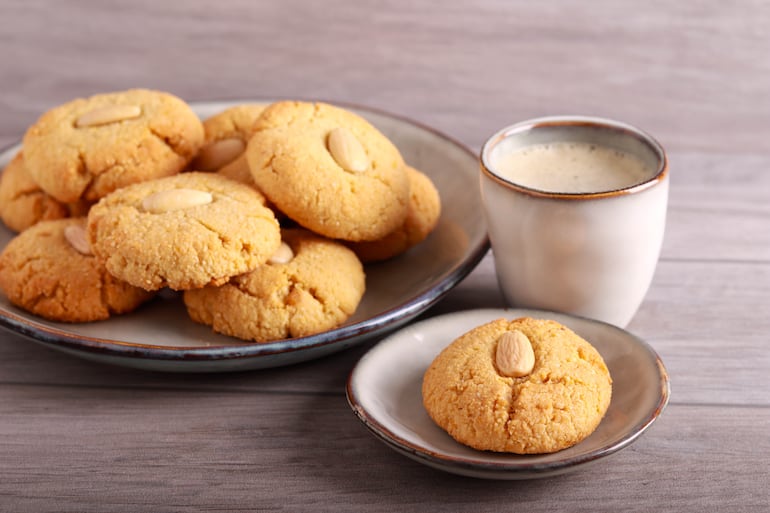 Galletitas de coco y almendras.