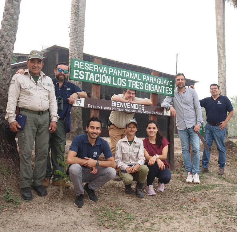 Embajador Ramin Navai en el Pantanal Paraguayo.