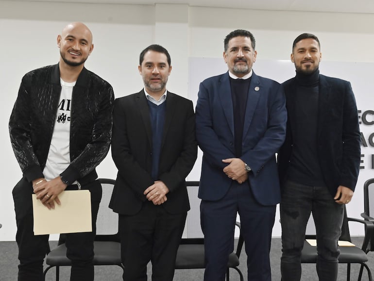 Carlos González, Amilcar Guillén, Enrique Sánchez y Bruno Valdéz.