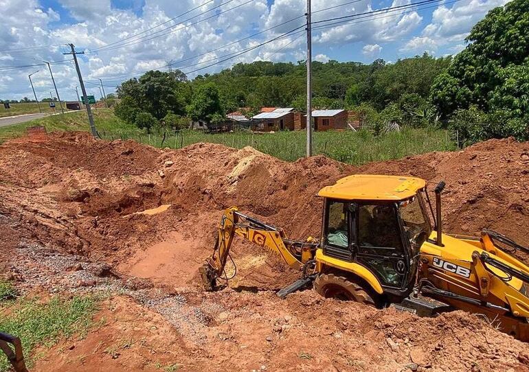 Los trabajos siguen avanzando en la capital del tercer departamento. 