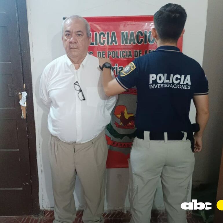 Jorge Franco Garelik, exjuez de Nueva Asunciónm, detenido.