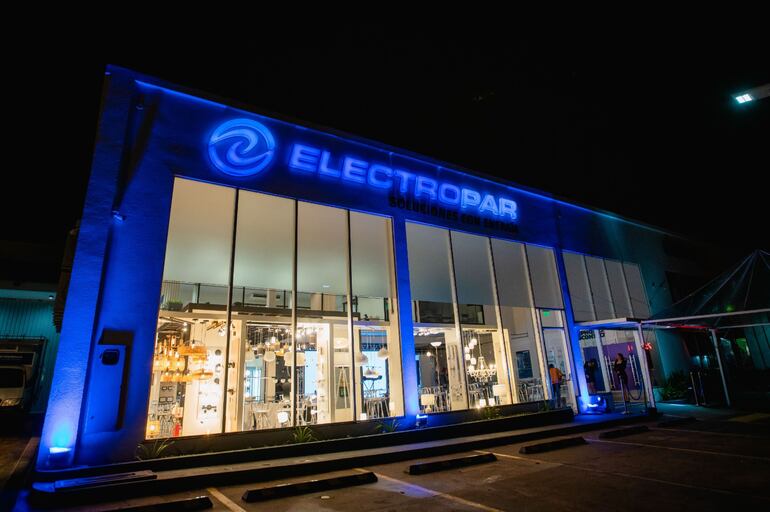 Este es el local de Electropar, en Ciudad del Este.
