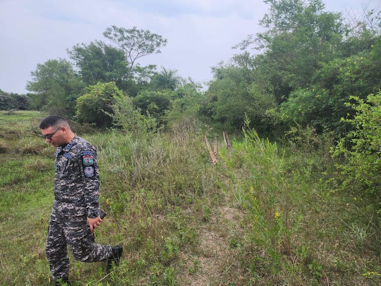 En otros sectores también ya se habían sacado parte de  la vía del tren en Paraguarí.