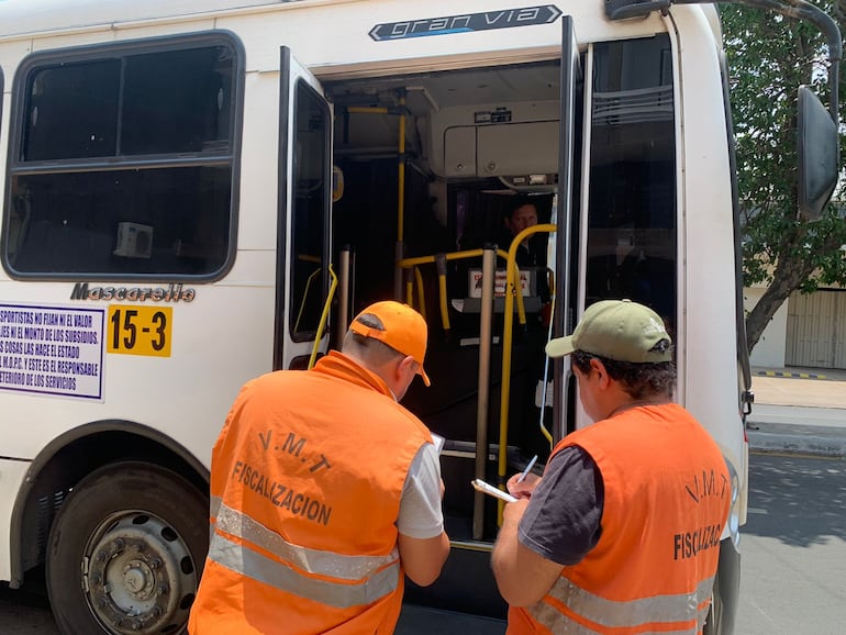 buses aire acondicionado control Viceministerio de Transporte