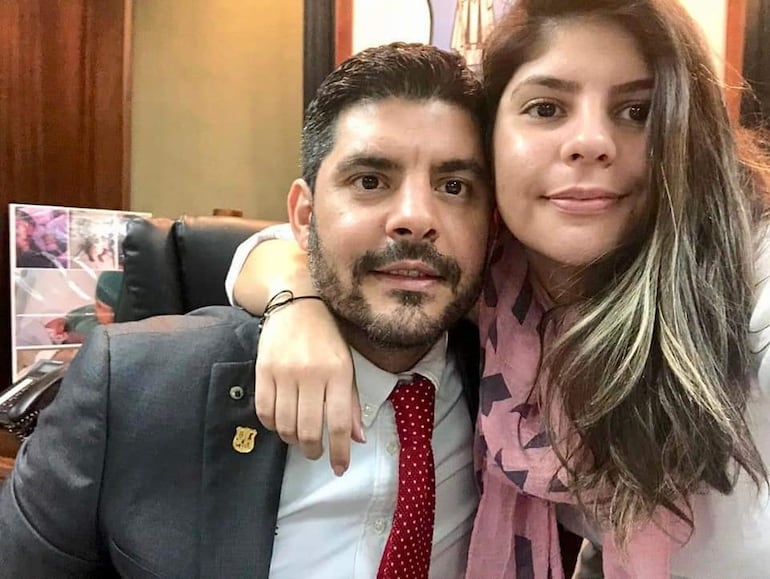 Óscar "Nenecho" Rodríguez y su hija Brisa.