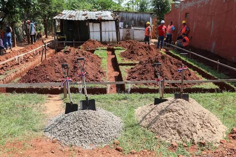 Las familias carenciadas contarán con un techo digno.