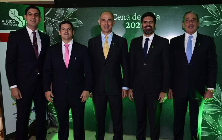 Chiche Corte, Osvaldo Turlan, Jaime Egüez, Ezequiel García Rubin y Tomás Bittar.