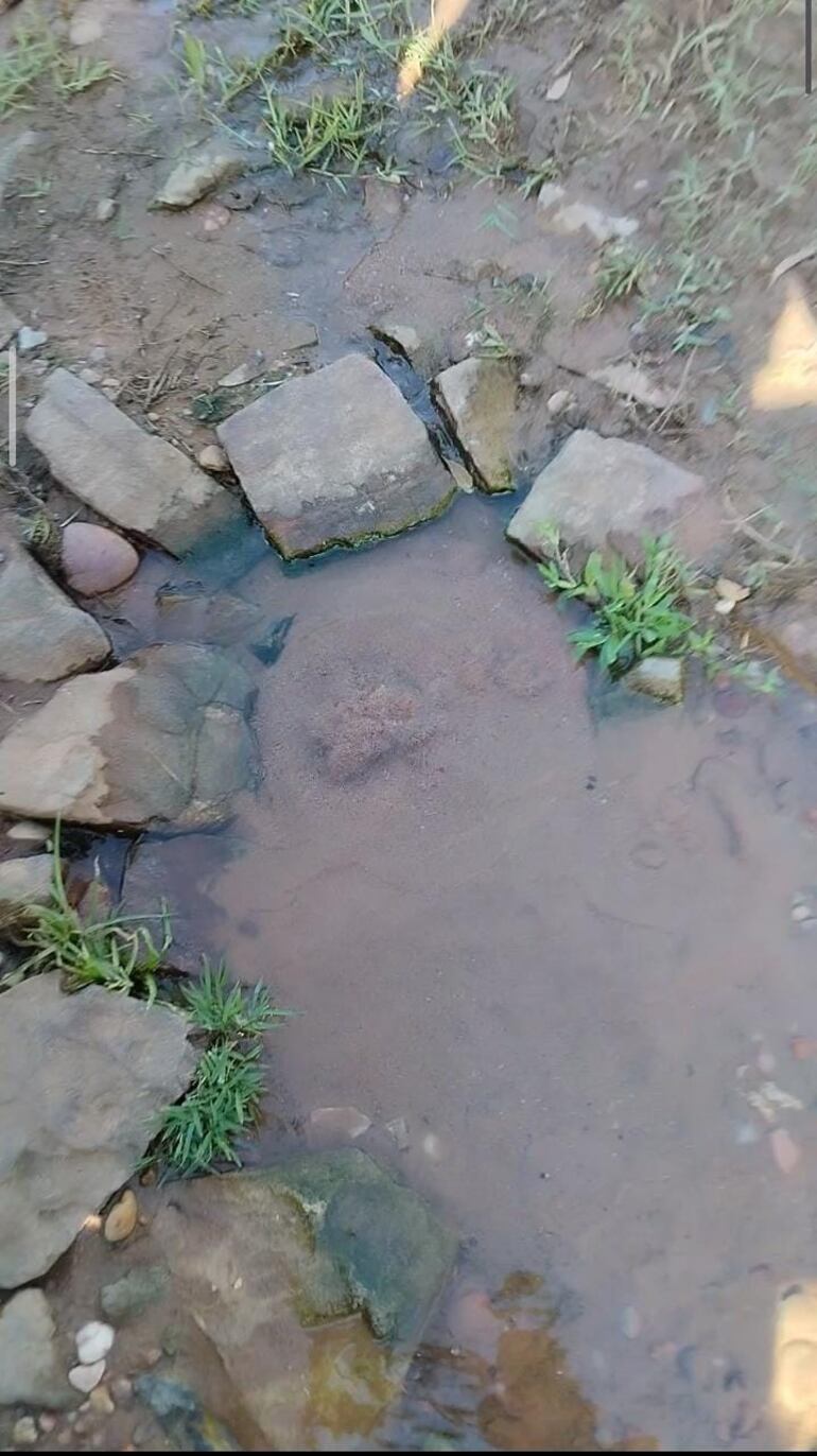 Así se ven las calles del barrio San Cristóbal.