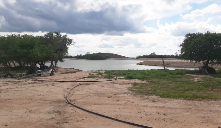 Fotografía que envió  Benítez a Lalo de su lujosa  estancia ubicada en el territorio chaqueño.