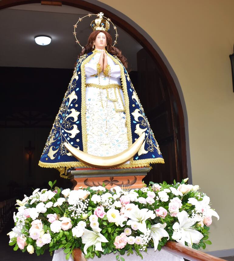 La patrona espiritual Inmaculada Concepción de María.