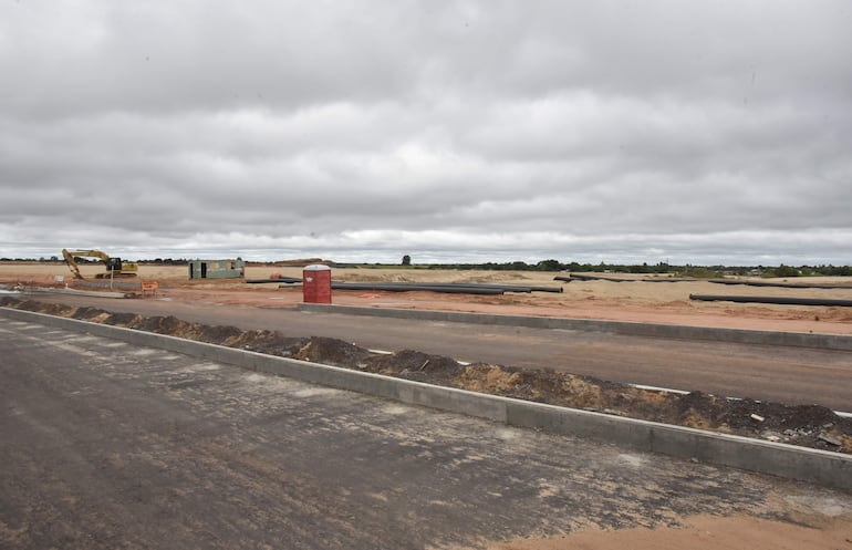 Vista del Relleno de 66 hectáreas en el Bañado Sur, dónde más adelante debe construirse 1.500 viviendas.