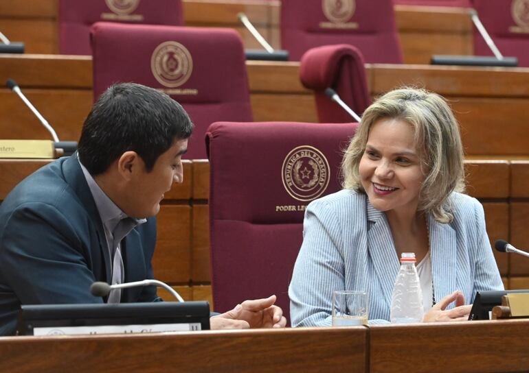 Lilian Samaniego, senadora colorada disidente.