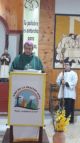 Monseñor Gabriel Escobar, obispo del Vicariato Apostólico de Chaco paraguayo.