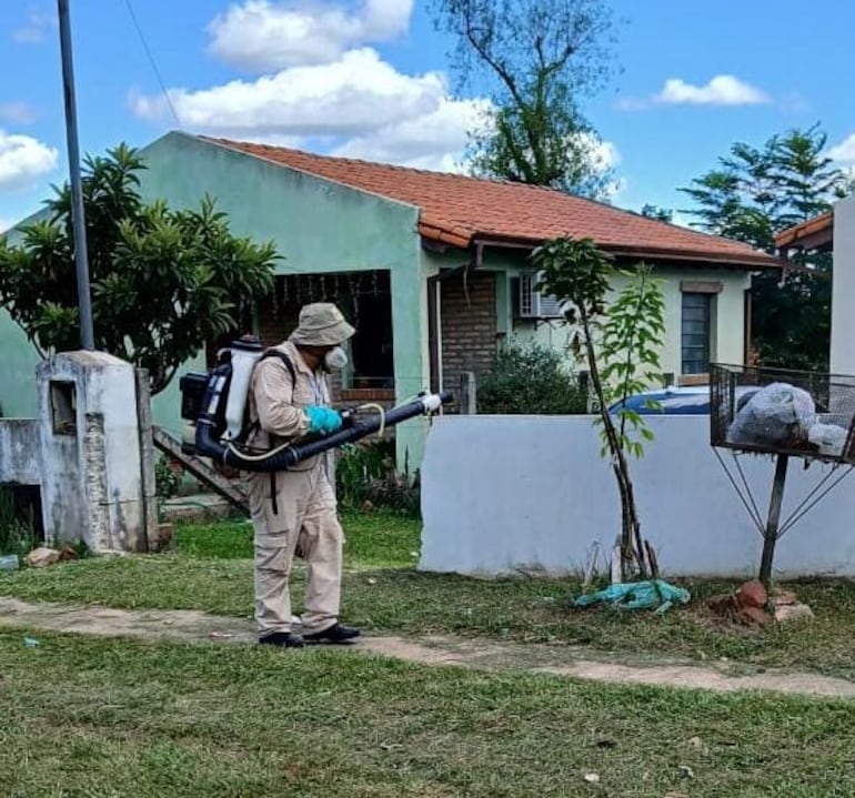 SENEPA insta a eliminar criaderos de mosquito y mantener la limpieza en las ciudades de Cordillera