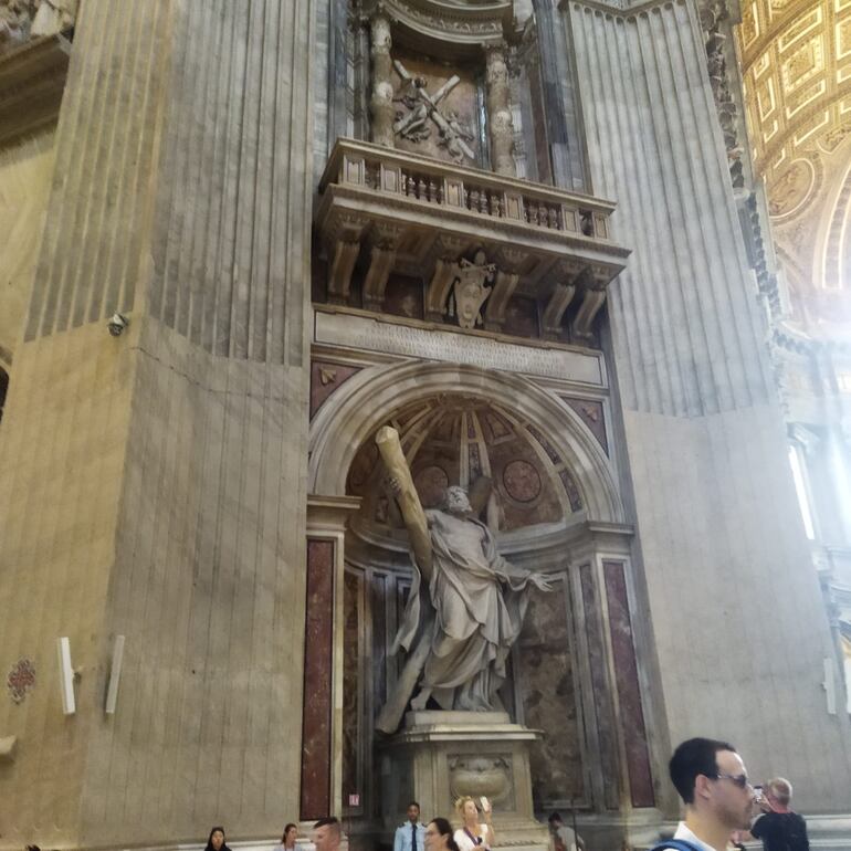 Un auténtico museo se puede apreciar en la Basílica de San Pedro.