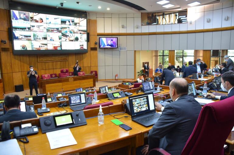 Cámara de Senadores. (Foto: Prensa Senado).