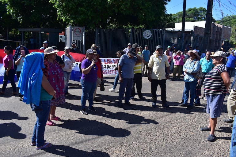 Ayolas - manifestación campesina