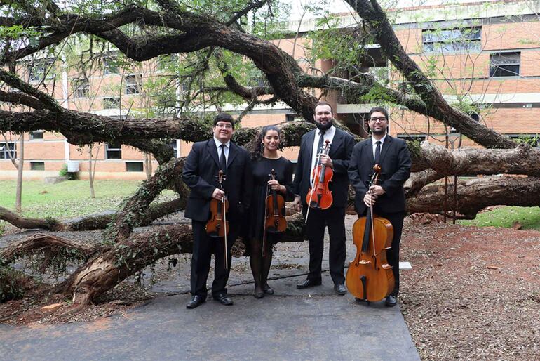 Actuará también el Cuarteto de Cuerdas de la Facultad de Arquitectura, Diseño y Arte, de la UNA.