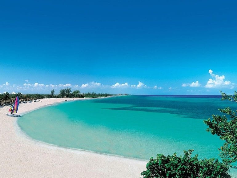 Varadero, la playa más famosa de Cuba. 