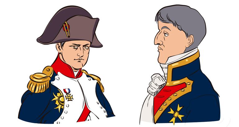 Napoleón y el Rey Fernando VII.