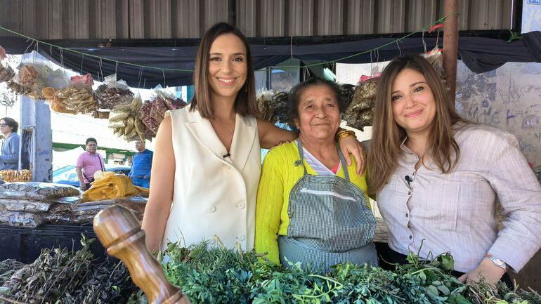 Verónica Zumalacárregui también visitó el Mercado 4. (Gentileza)