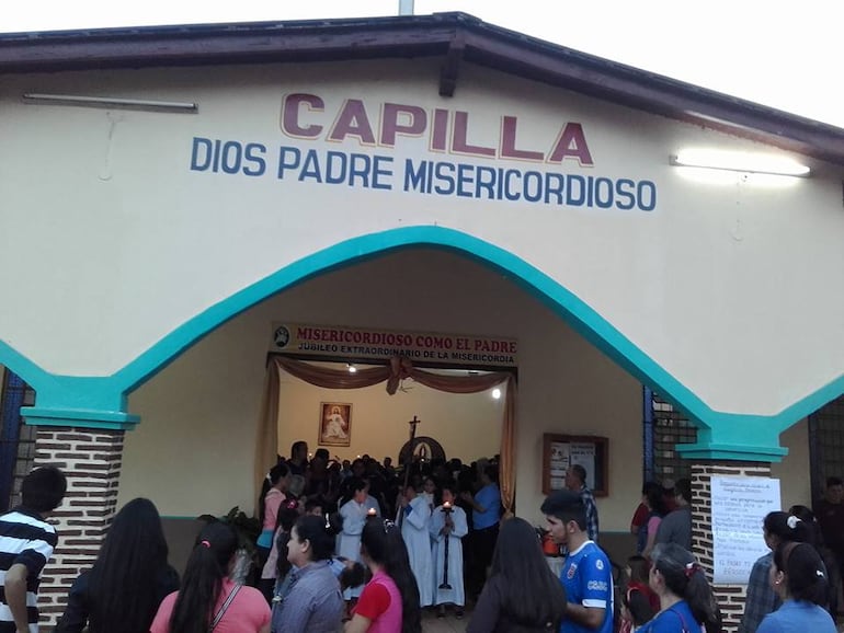 En esta ocasión la inseguridad afectó a la comunidad de la capilla Dios Padre Misericordioso de Presidente Franco.