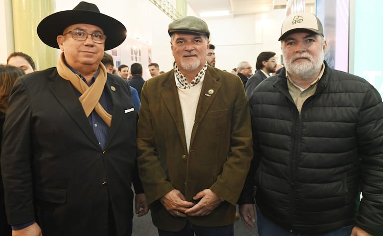 Marcial Viveros, Daniel Prieto y Ceferino Méndez. 