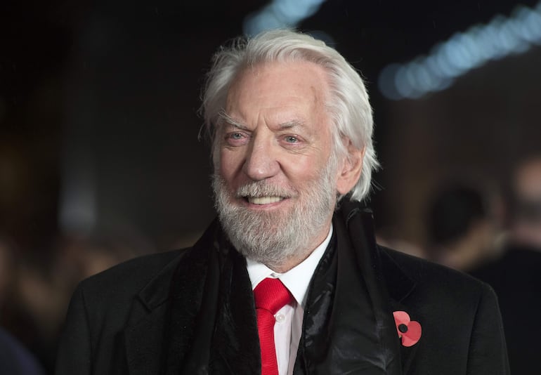 El actor Donald Sutherland