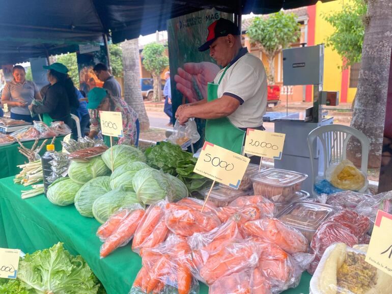 Uno de los stands visitados por los compradores.