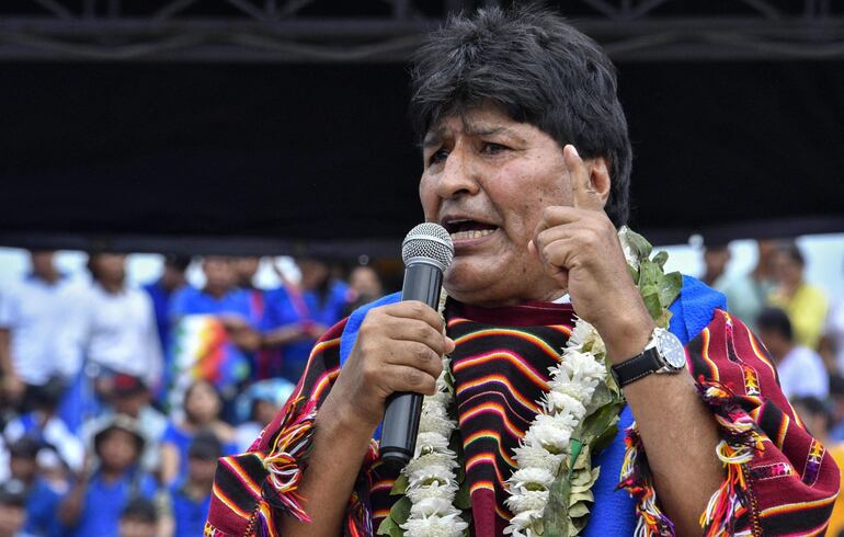 Fotografía de archivo: el expresidente de Bolivia, Evo Morales.