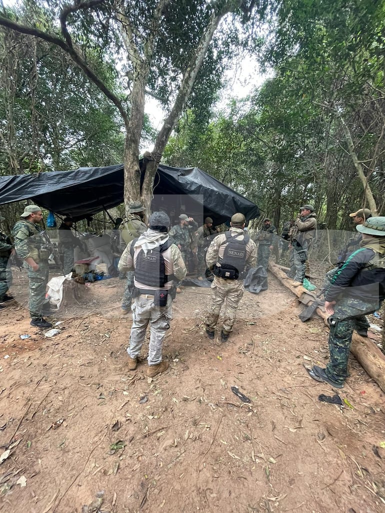 Allanan el campamento de "Macho" en Ybyrarobaná, Canindeyú.