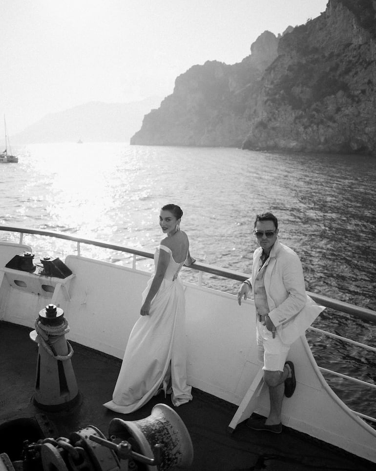 La fiesta de boda de Ed Westwick y Amy Jackson duró tres días en la Costa Amalfitana. (Instagram/Ed Westwick)