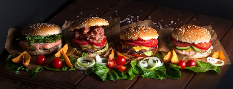 Hamburguesas.