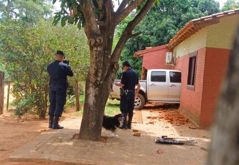 El conductor de la camioneta dijo que su vehículo "quedó acelerado".