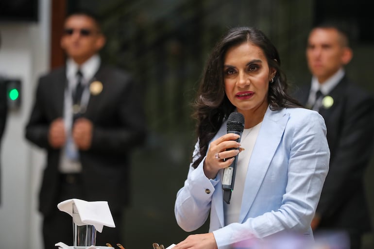 La vicepresidenta de Ecuador, Verónica Abad.