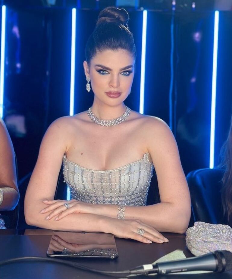 Nadia Ferreira fue jurado de Miss Universo 2023 en El Salvador.