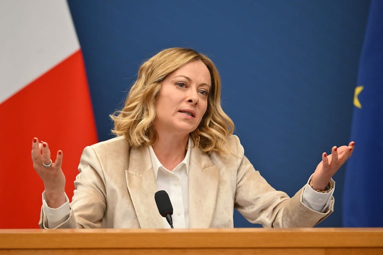 Giorgia Meloni, primera ministra de Italia.