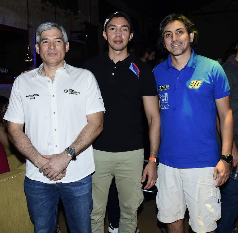 Andrés Ayala, Rodrigo Reynal y Aníbal Alonso. 