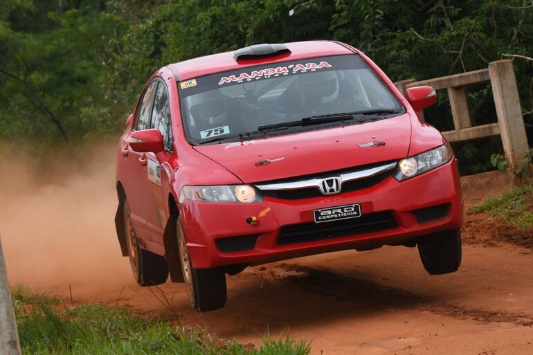 Omar Benítez se quedó con el triunfo en la Clase RC4B, con el Honda Civic Si, por la Copa Departamental.