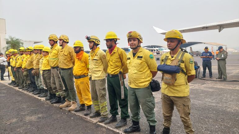 bomberos aeropuerto Chaco