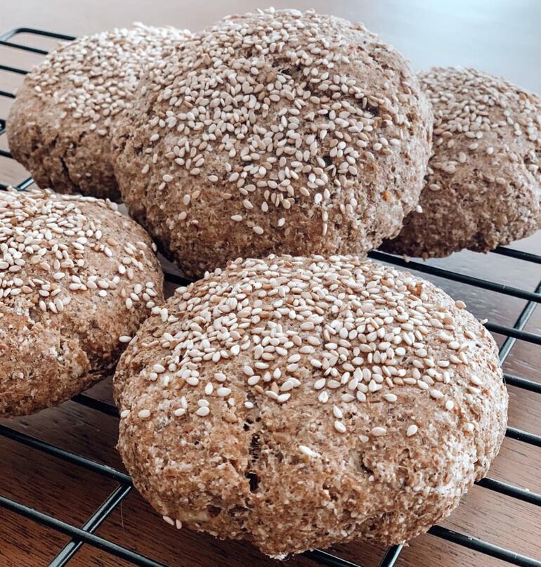 Panes elaborados con avena libre de gluten.